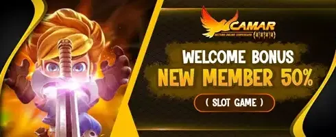 Bonus Welcome New Member 50% promotion banner